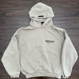 Fear of God Essentials Fleece Hoodie II Desert Sand